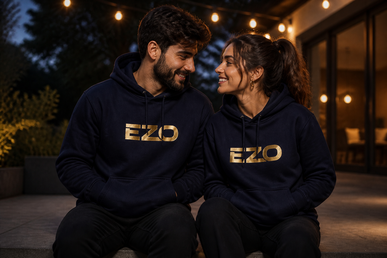 Family Look: 2 hoodies · on model